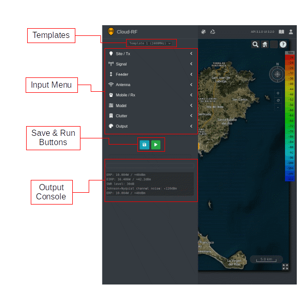 Mobile 3D Interface Side-Menu