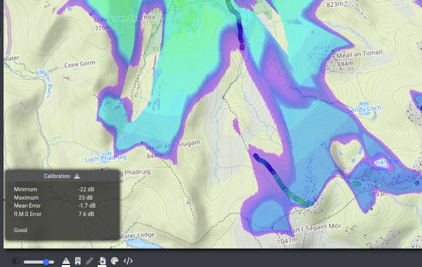 Reference display with GeoJSON boundary
